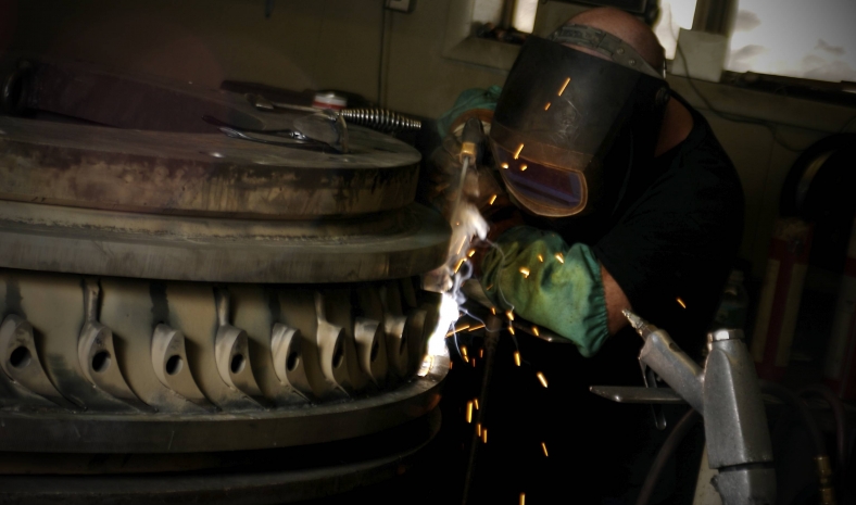 Welded nozzle fabrication