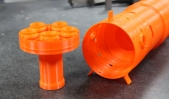 3-D Model of MS5001 DLN Cap and Liner Assembly