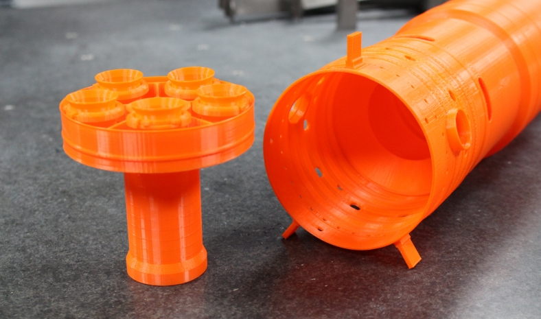 3-D Model of MS5001 DLN Cap and Liner Assembly
