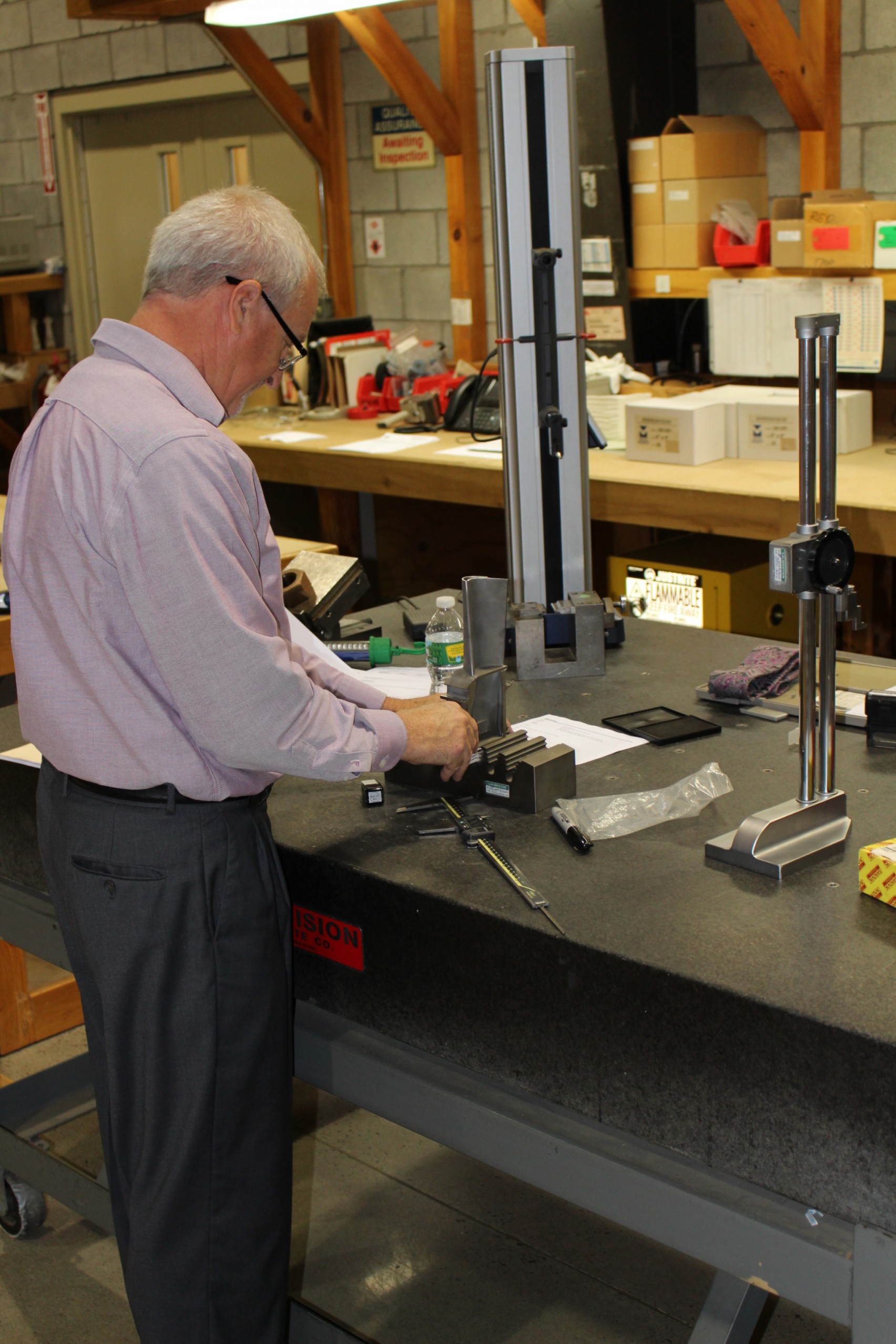 Quality inspection in action!