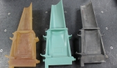 Frame 9 - MS9001 Buckets (3-D, wax and casting)